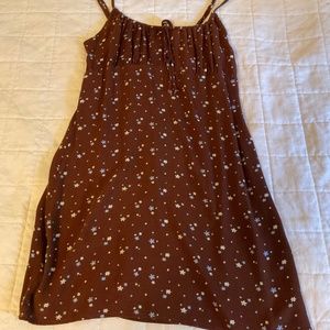 xs pacsun brown mini dress!!